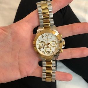 Michael Kors two toned watch